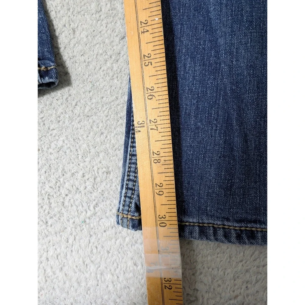 Wrangler Retro Jeans Mens‎ 34x32 Blue Stretch Slim Straight WLT77LY